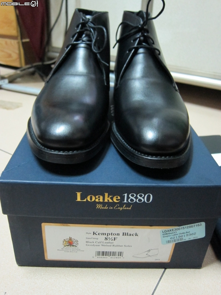 [開箱] Loake 1880 Kempton Leather Chukka Boots 5/10補上實穿圖