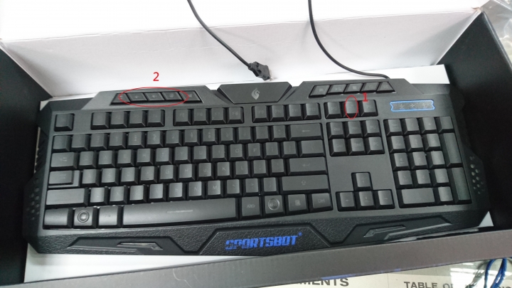 美國聲霸SportsBot鍵盤滑鼠耳機遊戲電競組    簡易開箱
