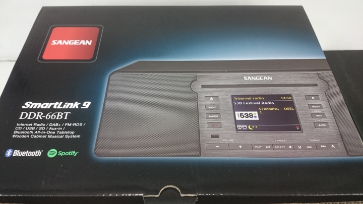 [開箱] SANGEAN 山進數位流音響 DDR-66BT