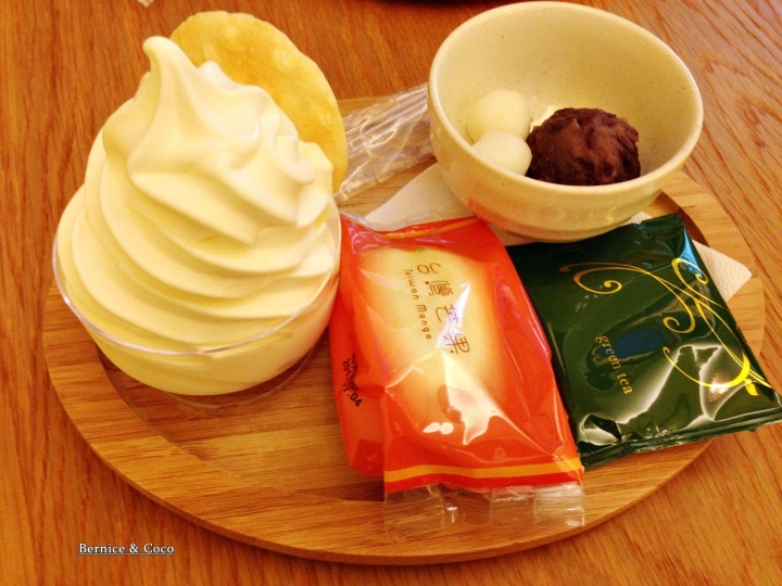 (中山美食)源吉兆庵台北本店2F台灣芭奈奈 抹茶霜淇淋 抹茶拿鐵 日式和菓子 芭奈奈和芒果蛋糕(捷運中山站)