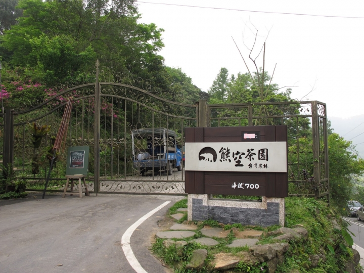 台灣農林熊空茶園。來三峽山上品茶