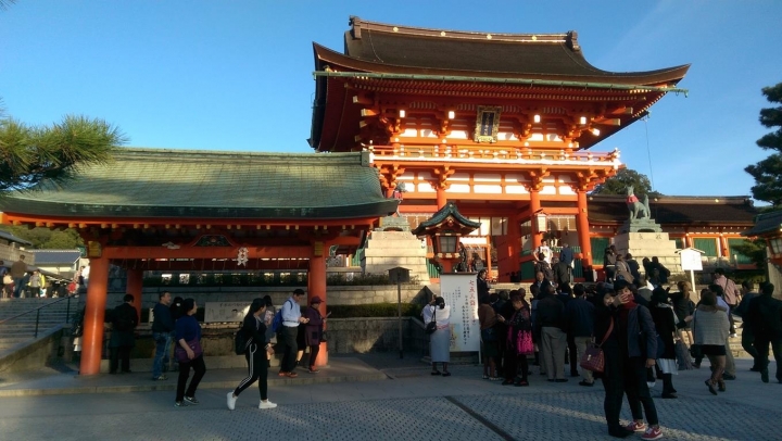 【日本。關西】《京都》一日遊散策路線。二条城、八坂神社、二年坂、清水寺、伏見稻荷神社