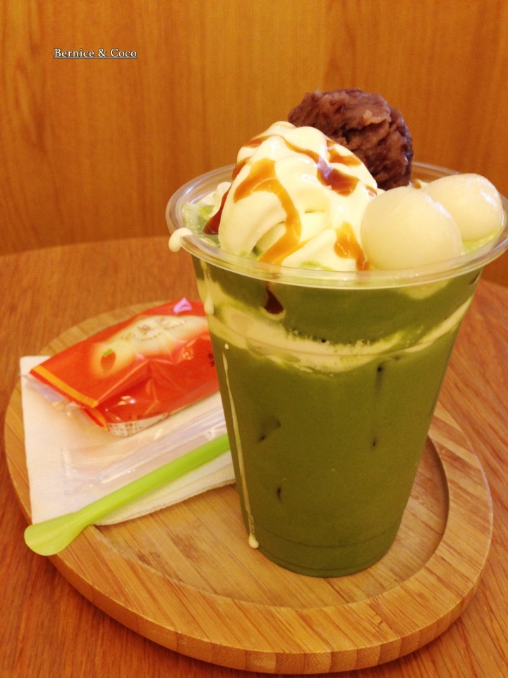 (中山美食)源吉兆庵台北本店2F台灣芭奈奈 抹茶霜淇淋 抹茶拿鐵 日式和菓子 芭奈奈和芒果蛋糕(捷運中山站)