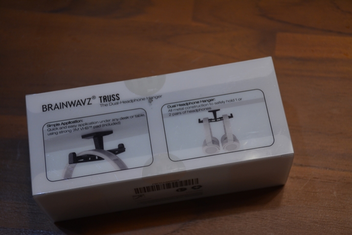 頭戴耳機掛起來空間更節省--Brainwavz Truss雙耳機掛架