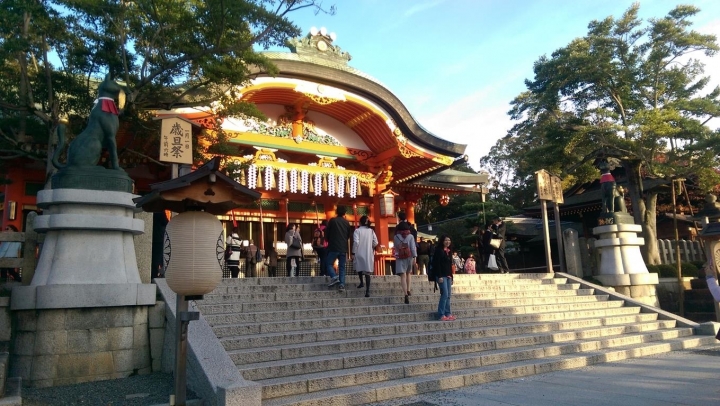 【日本。關西】《京都》一日遊散策路線。二条城、八坂神社、二年坂、清水寺、伏見稻荷神社