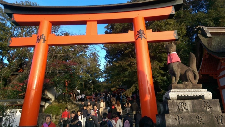 【日本。關西】《京都》一日遊散策路線。二条城、八坂神社、二年坂、清水寺、伏見稻荷神社