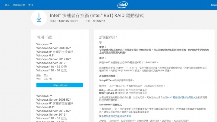 GIGABYTE Aero 14，NVMe SSD組RAID0的教學與測試