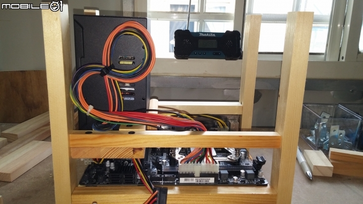 胡搞瞎搞 東拼西湊 DIY 木頭機殼 更新：6/29補上電源開關