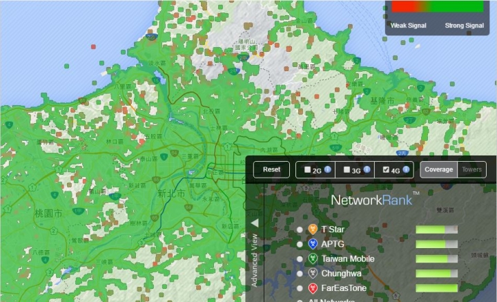 [分享]五大電信4G涵蓋整理