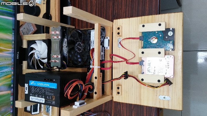 胡搞瞎搞 東拼西湊 DIY 木頭機殼 更新：6/29補上電源開關