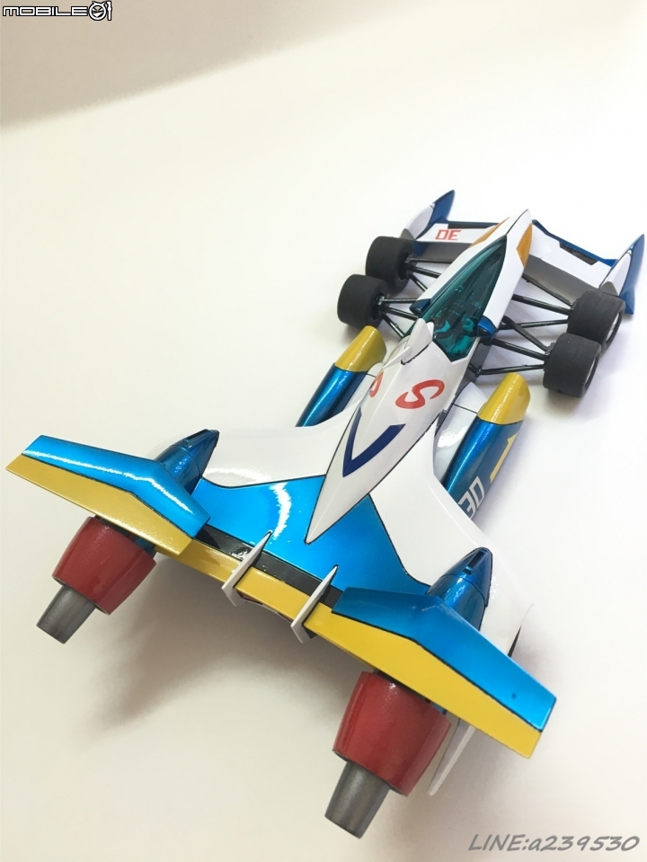 (青島分享) 1/24 閃電霹靂車ZERO版 超級阿斯拉 AKF-11 風見隼人 金屬塗裝