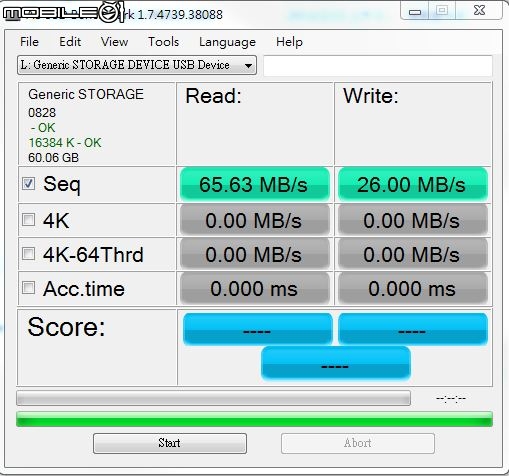 Xperia X Performanc記憶卡速度測試