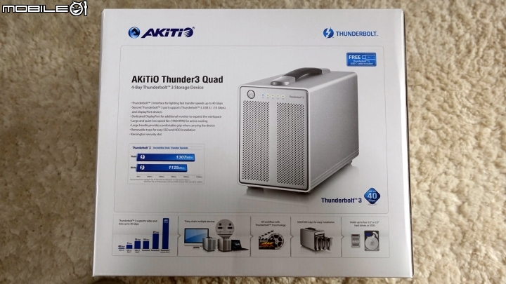 [開箱分享] 稱心快意 AKiTiO Thunder3 Quad 雷霆戰艦 3