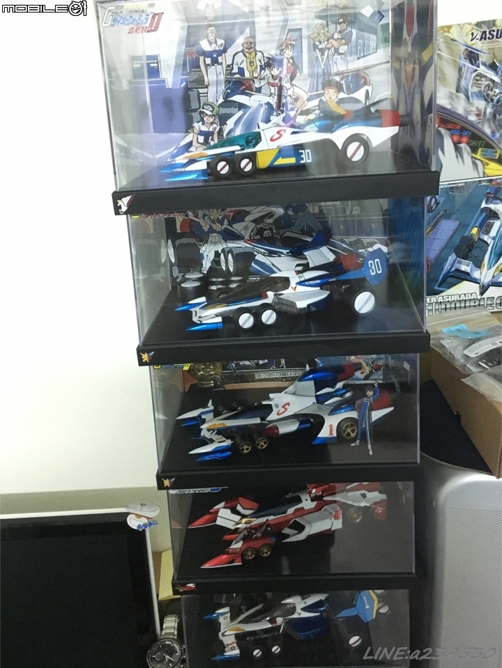 (青島分享) 1/24 閃電霹靂車ZERO版 超級阿斯拉 AKF-11 風見隼人 金屬塗裝