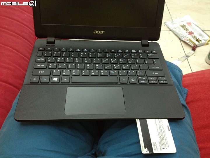 不得不相信 ACER ES1-111 內建晶片讀卡機?