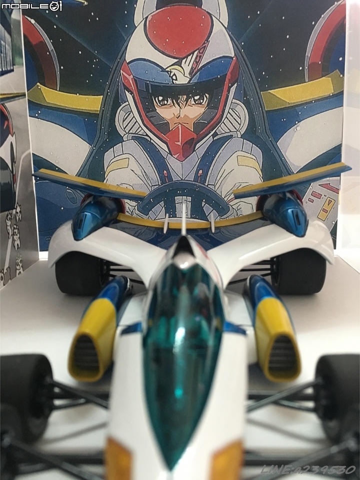 (青島分享) 1/24 閃電霹靂車ZERO版 超級阿斯拉 AKF-11 風見隼人 金屬塗裝