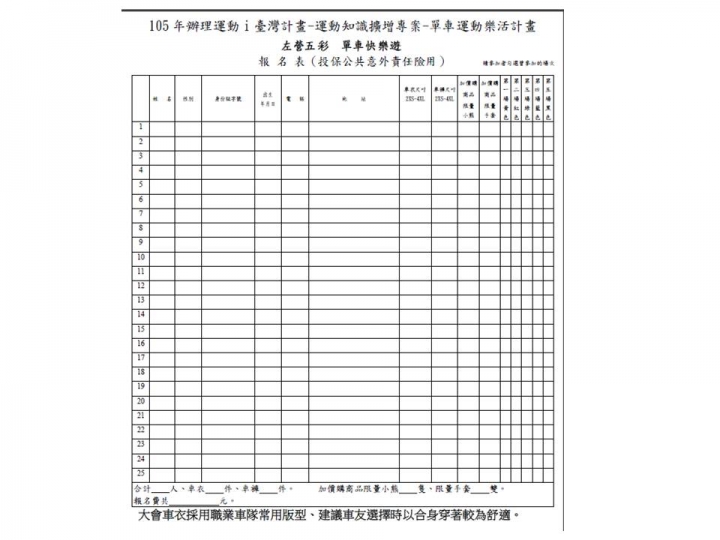105/09/11（日） 左營五彩  單車快樂遊  道卡斯系列活動 第六場