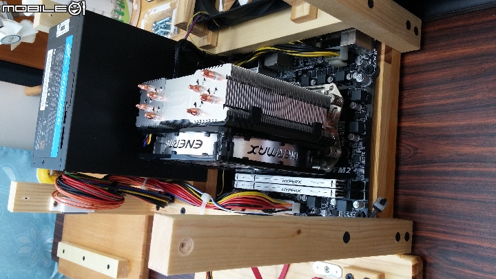 胡搞瞎搞 東拼西湊 DIY 木頭機殼 更新：6/29補上電源開關