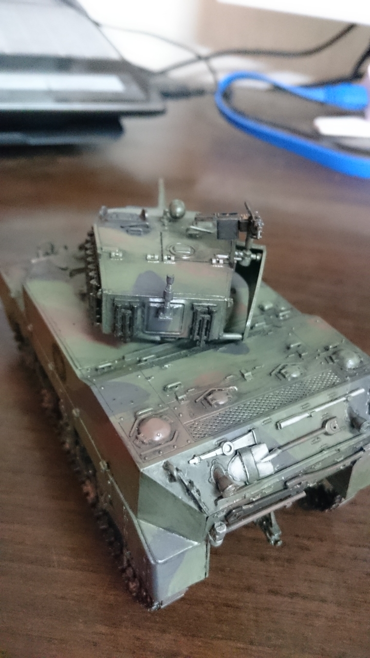 Tamiya 1/35 M5A1國軍三色迷彩版