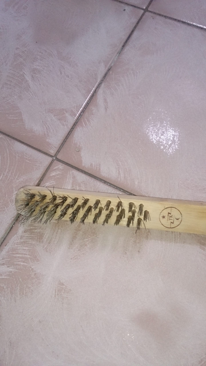 DIY 浴室磁磚 + 樂土176防水粉