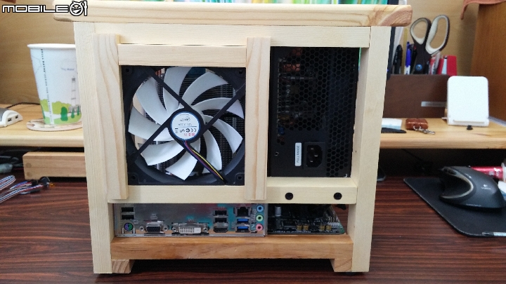 胡搞瞎搞 東拼西湊 DIY 木頭機殼 更新：6/29補上電源開關