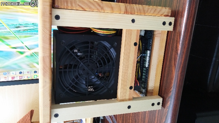 胡搞瞎搞 東拼西湊 DIY 木頭機殼 更新：6/29補上電源開關