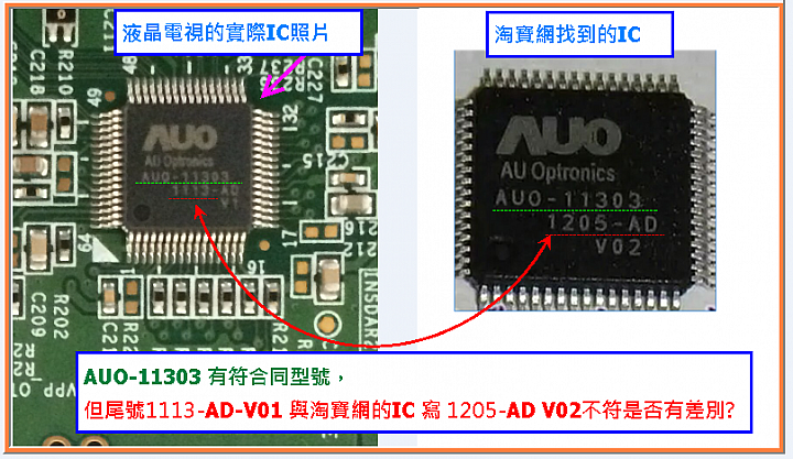請問液晶電視內的邏輯板(或T-CON板)上的面板驅動 SOURCE IC (或GAMMA IC)是那一顆? 有附圖片~