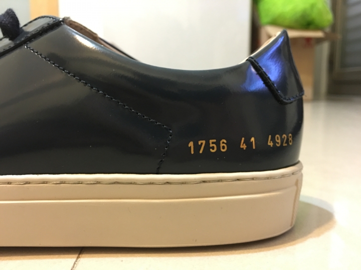 {開箱}COMMON PROJECTS original vintage low navy 41號