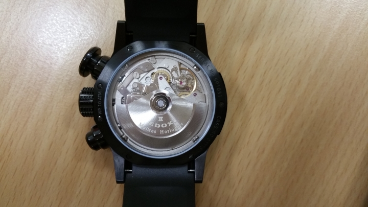 開門撿箱子 : EDOX  CHRONORALLY  BLACK