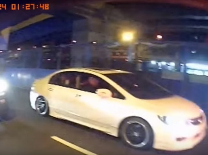 深夜遇到兇狠的人