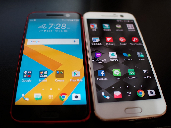 HTC10  夕光紅出場  搭配曙光金