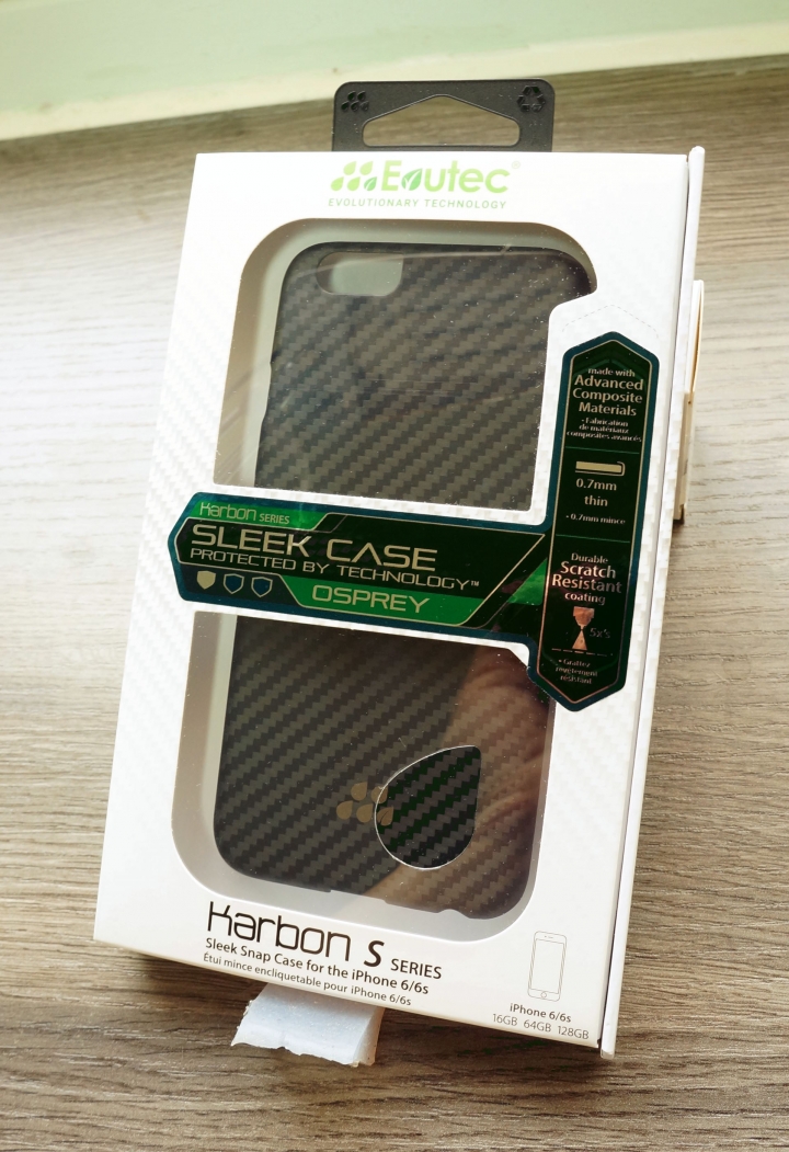[開箱]Evutec Karbon S Osprey 克維拉纖維 複合材質 iphone 6 保護殼