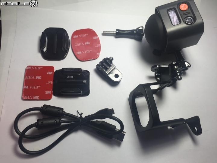 CUBE 360H 220-360度全景VR運動/機車攝影機(4K款)
