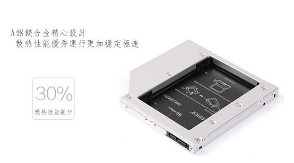 筆記型電腦光碟機更換SSD問題
