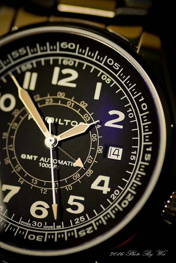 (開箱) Hamilton Khaki UTC 航海兩地時區腕錶