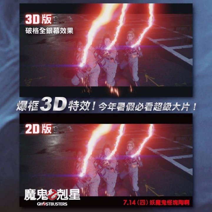 魔鬼剋星 3D效果 狂飛出螢幕 抓住大眾口味