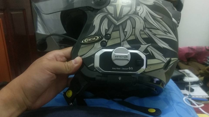 VIMOTO V8安全帽藍芽耳機 開箱
