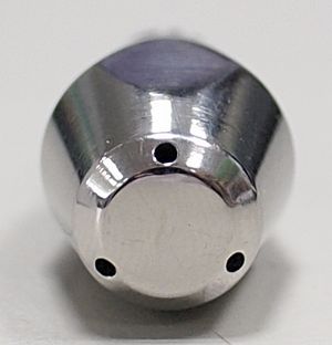 黑色餅乾和火箭噴頭