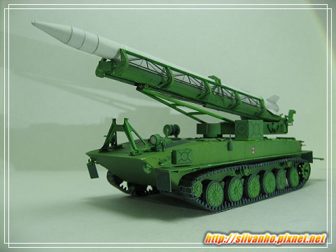 紙模 - Luna 2p16火箭裝甲車