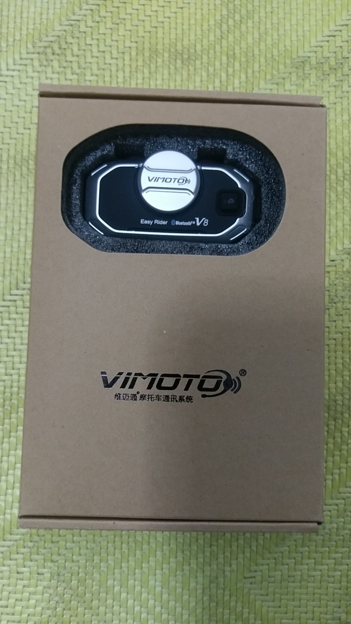 VIMOTO V8安全帽藍芽耳機 開箱
