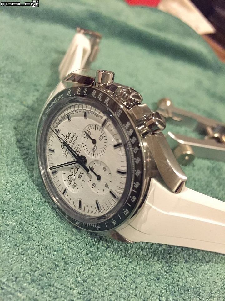 OMEGA SNOOPY 換錶帶!! Rubber B 上身~~~