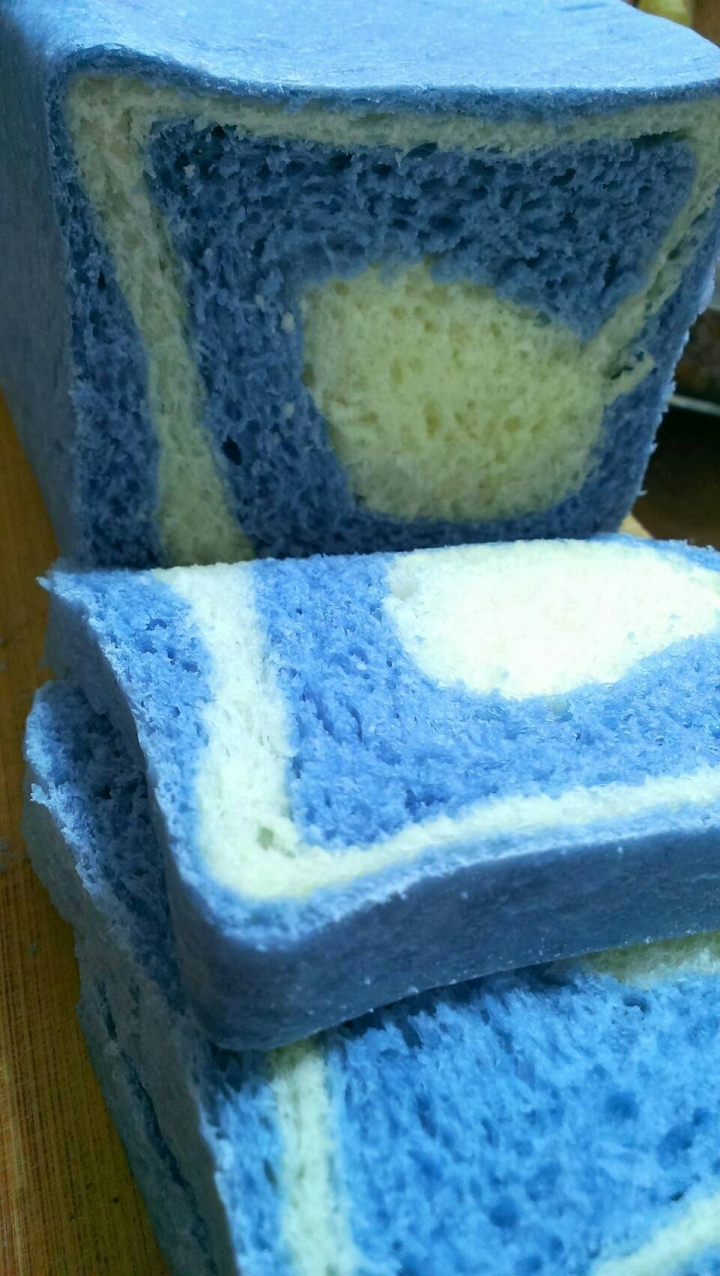(分享)蝶豆花吐司