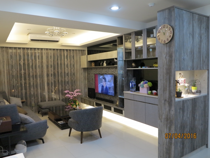 沒有什麼風,只是屬於我們兩大一小的窩