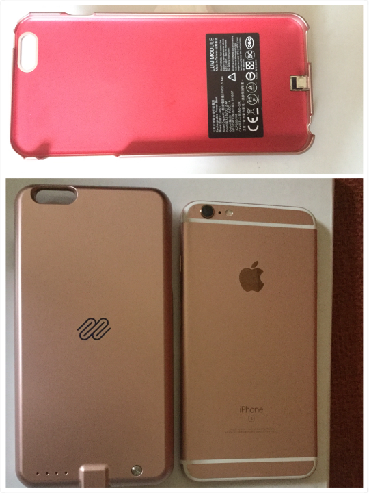 iPhone 6 電力不足的抉擇：尿袋(行動電源) 還是 磚塊(充電背殼)