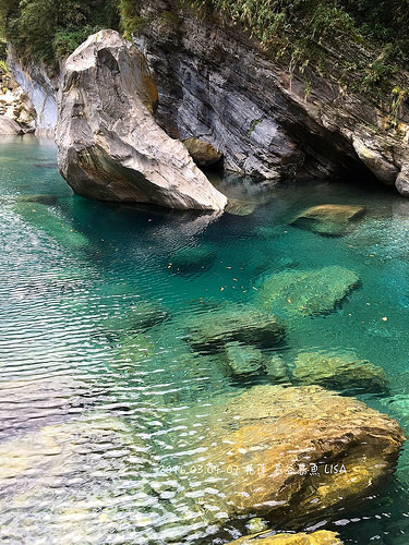 [走跳] 花蓮四天三夜小旅行 - 慕谷慕魚生態迴廊，青翠的藍綠色仙境，全程步行入山（2016）