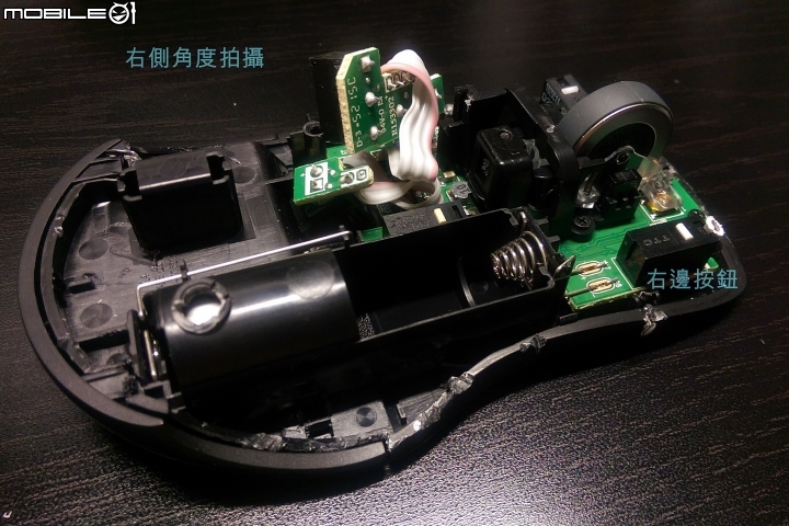 羅技 logitec M560 無線滑鼠 拆解