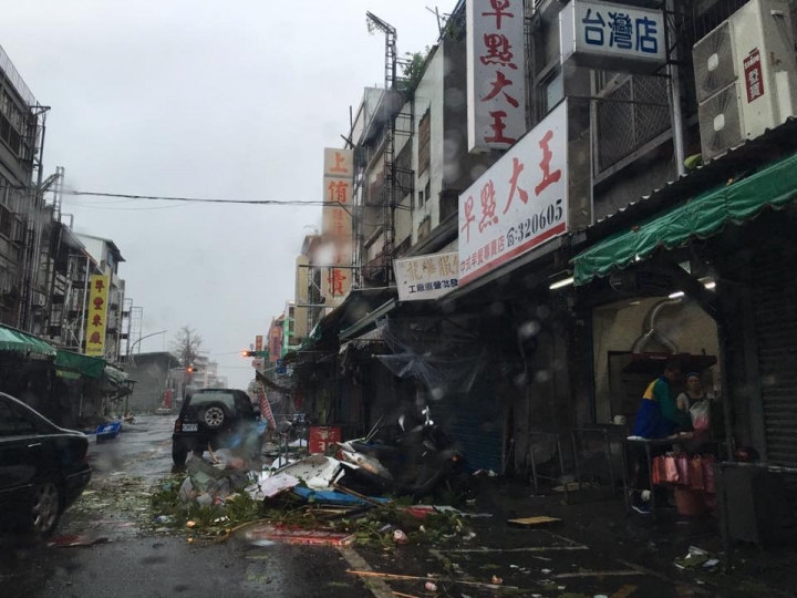 尼伯特颱風重創台東(09/13莫蘭蒂颱風更新) (圖片來源:台東臉書災害通報)