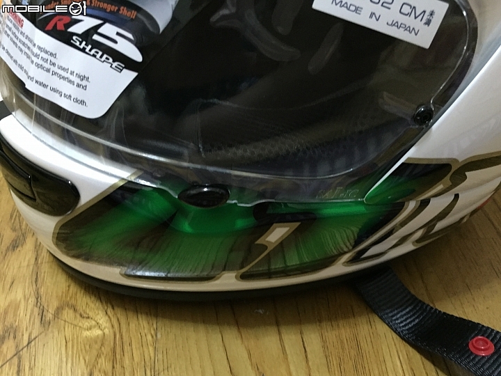 [開箱]人生第一頂Arai [Arai Quantum-J Haga Monza]新增心得