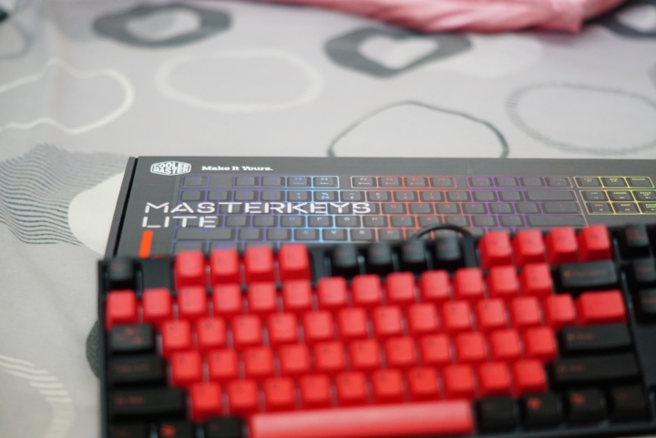 應該是首發的可換鍵帽 CM Masterkeys Lite L