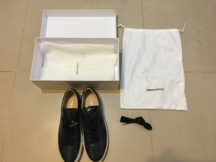 {開箱}COMMON PROJECTS original vintage low navy 41號